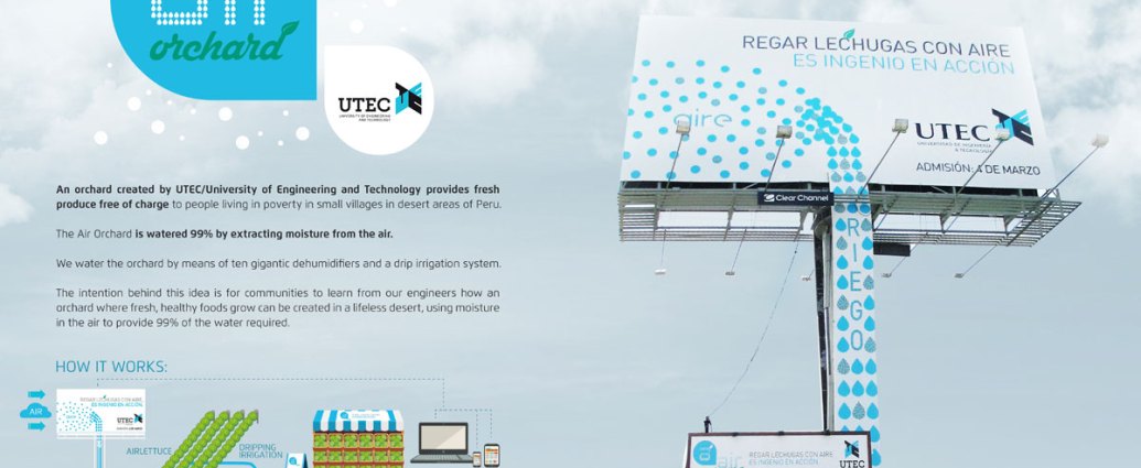 Hydroponic Food from a Repurposed Billboard: Air Orchard