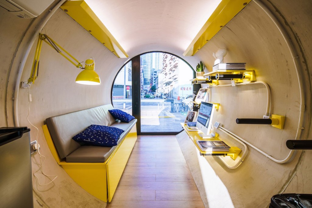 Opod Tube House Hong Kong Repurposed Water Pipe