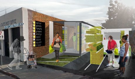 First Class Meal aims to repurpose closed US Postal Service buildings by using the buildings, services, and systems to address urban food insecurity.