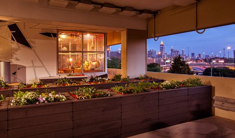 Transforming parking garages into micro housing units