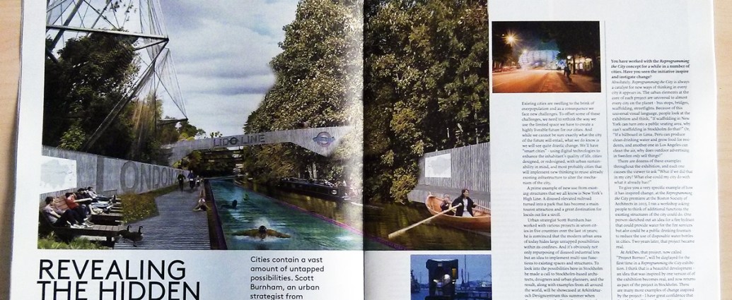 Scott Burnham Interview with Totally Stockholm Magazine on Reprogramming the City