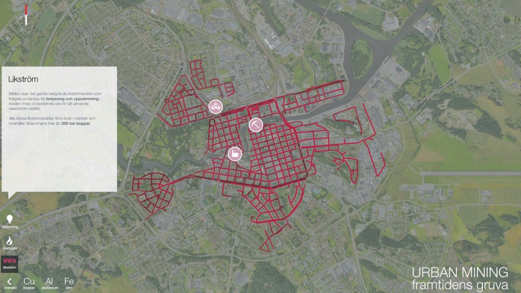 Green New Deal idea: recovering the buried metals from disused infrastructure.