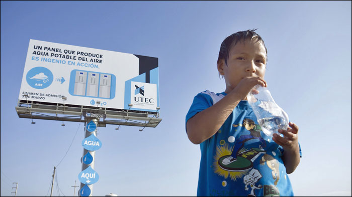 UTEC Water Billboard